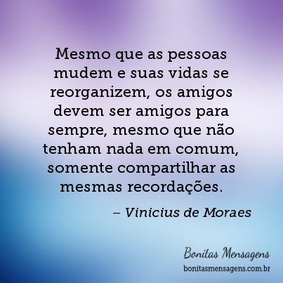 Frases De Amizade Vinicius De Moraes Frases Mensagens E Poemas De