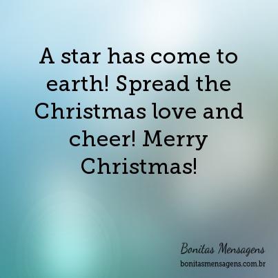 A star has come to earth! Spread the Christmas love and cheer! Merry Christmas!
